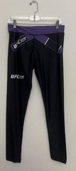 UFC Gym Dethrone Kombatants Men’s Compression Spats Leggings Black Purple SZ L