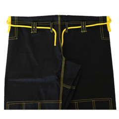 Martial Sports Brazilian Jiu Jitsu Gi Uniform Black/Yellow, Free Belt, Free Ship