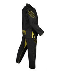 Raven Fightwear Men’s BJJ Horror Werewolf Brazilian Jiu Jitsu Premium GI Black