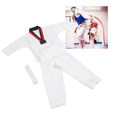 Kids Taekwondo Uniform Soft Cotton Polyester Breathable For Martial Arts GQBK