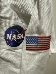 Sanabul NASA BJJ Gi A1 White Jiu Jitsu Uniform Astronaut Patch Complete Gi Pants