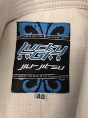LUCKY Gi (new) – Tiffany Blue Jiu jitsu BJJ Kimono, Size A0 Fits like A1 RARE!