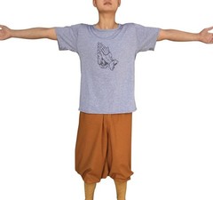 New Summer Buddhism Meditation Lohan T-shirt Monk Lay Unisex Cotton Tank Tops