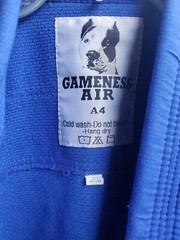 Gameness Air Royal Blue jacket Top No Belt Size A4