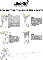 Original Thai Fisherman Pants, Perfect for Yoga, Martial Arts, Pirate, Medieval,