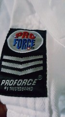 ProForce Karate Tae Kwon Do Uniform (Elastic Drawstring) Size 1, White