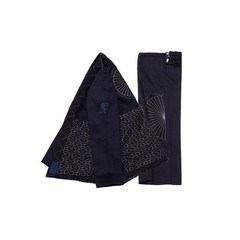 New Albino & Preto BJJ GI Navy Blue Batch#72 Satori Jiu Jitsu Uniform With Bag