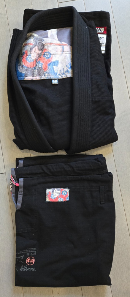 Kitsune Spectre Mens BJJ Gi – Black A2L
