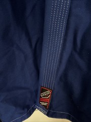 Verus New Blue Red And White Cotton Adult Jiu Jitsu Jacket A2 GLADIUS BRAZILIAN