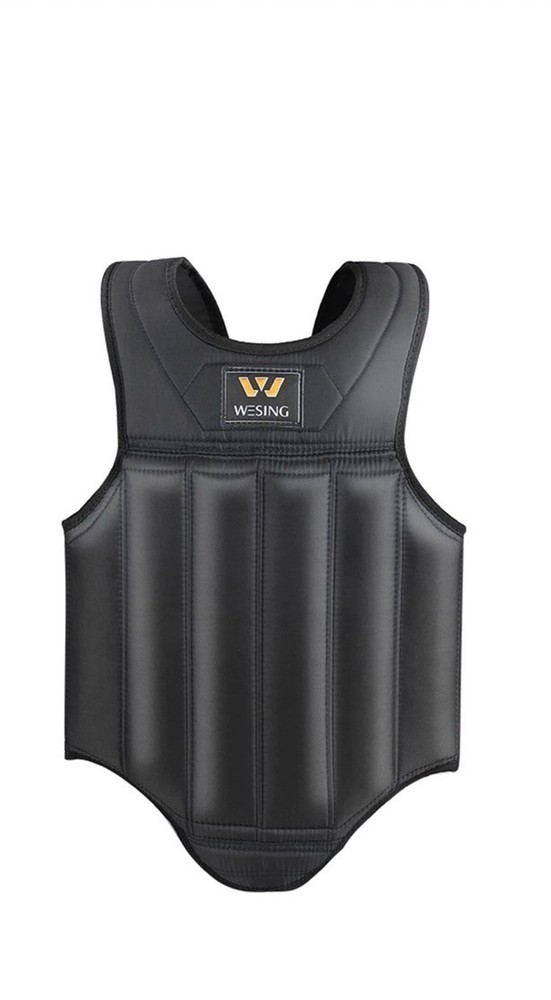 Wesing Martial Arts Muay Thai Boxing Chest Protector MMA Sanda Chest Guard