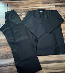 Black Martial Arts full suit size medium