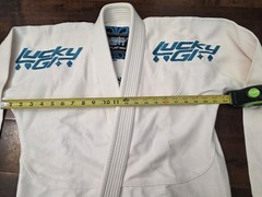 LUCKY Gi (new) – Tiffany Blue Jiu jitsu BJJ Kimono, Size A0 Fits like A1 RARE!