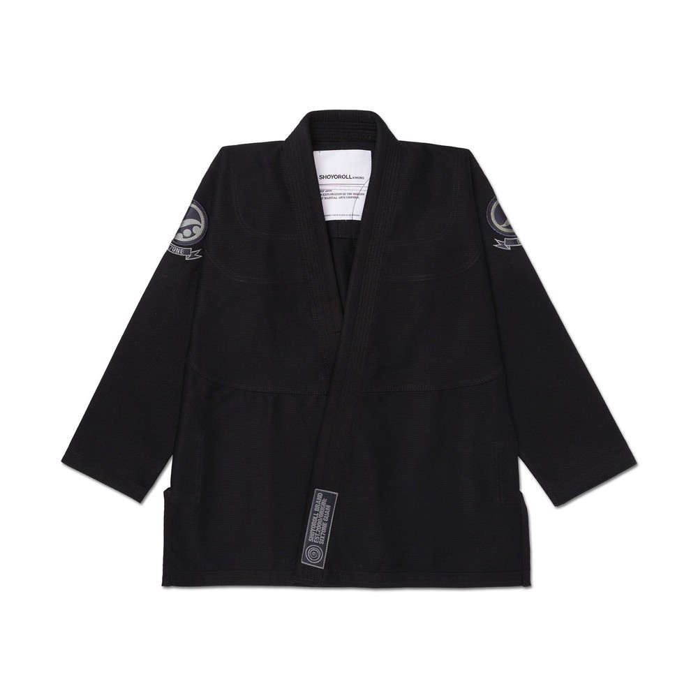 Shoyoroll Spiral Black BJJ Gi 450 GSM Jiu Jitsu Kimono Uniform With Bag