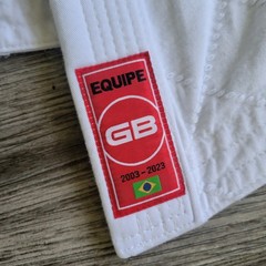Gracie Barra Equipe GB Edition BJJ Gi Kimono Top Jacket White Adult A3 Jiu Jitsu