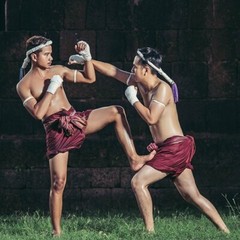 Thai Boxing Martial Art MMA Headband Mongkol-Prajiat Set Traditional Muay Thai