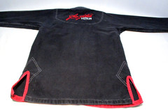 Venum Jiu Jitsi „Challenger” Series Jacket Youth Size C3, Black Cotton Red Trim