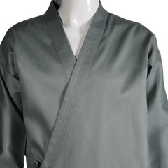 ProForce Classic Karate Uniform Elastic Drawstring 5 oz. 60-40 Blend -Gray