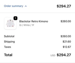 Shoyoroll Blackstar Retro A1F BJJ Gi White