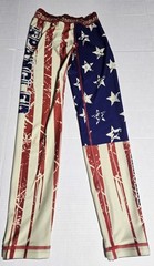 Youth XL Spangled Ninja Grappling Spats Pants stars stripes Jujitsu