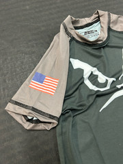 BAD BOY Ranked RASHGUARD GREY GI Jiu Jitsu BJJ MMA Kids Youth Teen Brazil READ