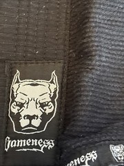 Gameness Professional Fightwear Gi Ghi Size A2 Black (slight fade) Heavyweight