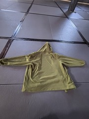 Albino & Preto Jacket Mens Medium Green BJJ Fleece Garment Hooded Full Zip