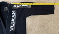 Mens Vulkan The Real Jiu Jitsu Black Top Pro A0 Fight Wear Cotton Jacket & Pants