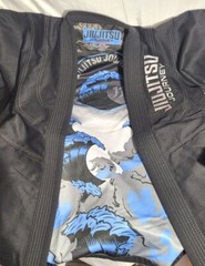 JuiJitsu Journey Martial Arts Judo GI Kimono Jiu Jitsu – Black – Size A4