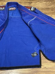 Venum BJJ GI Competitor Single Weave Blue Size A4 Adult Embroidered Patches