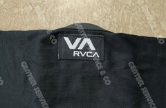 BJJ GI Pearl weave 450gsm black bjj kimono 100% cotton heavy duty RVCA VA A2 SIZ