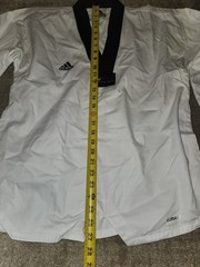 adidas taekwondo Shirt Lot Of 2 160cm White Korea