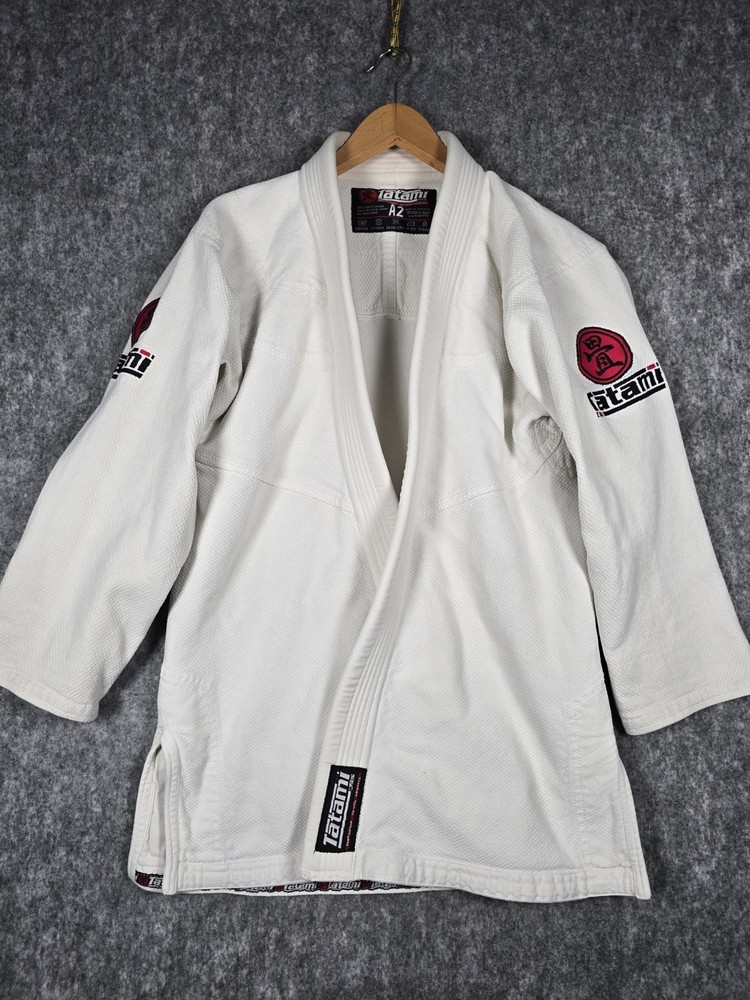 Tatami Fightwear A2 Women’s Nova Jiu Jitsu Minimo 2.0 BJJ Gi White MMA w/ stains