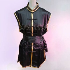 Sleeveless Kung Fu Taichi Uniform Martial Arts Suit Changquan Nanquan Outfit Hot