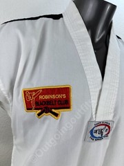 Tiger Claw’s Tea Kwon Do Robinson’s BlackBelt Club Uniform Top