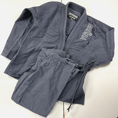 Venum Contender Kimono A2.5 Gray EVO BJJ GI Black Snake Jacket Pants Suit