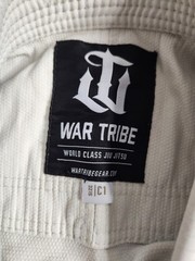 WarTribe World Class Jiu Jitsu Gi Jacket Size C1 White Martial Arts Fighting