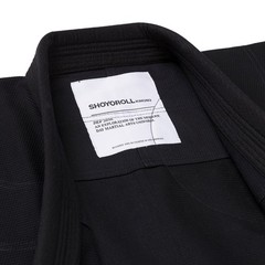 Shoyoroll Spiral Black BJJ Gi 450 GSM Jiu Jitsu Kimono Uniform With Bag