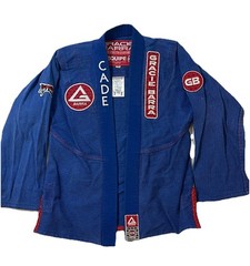 Gracie Barra Equipe Kimono Brazilian Jiu-Jitsu Gi Blue Youth Size Y6