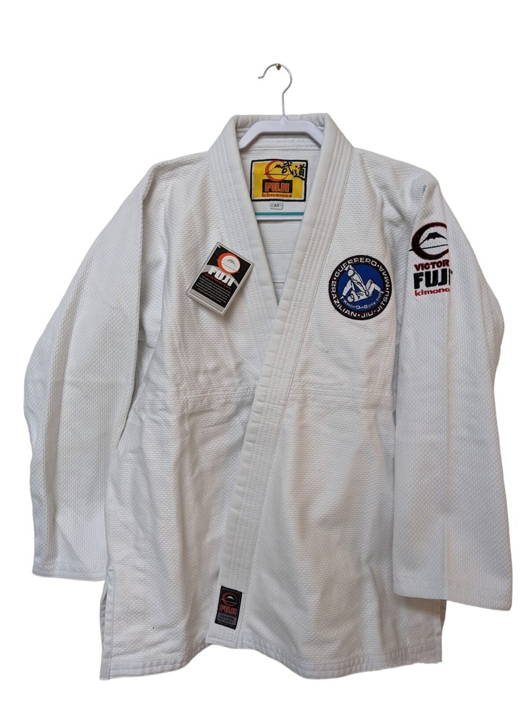Fuji Victory Brazilian Jiu Jitsu Gi White Kimono size A3 full uniform