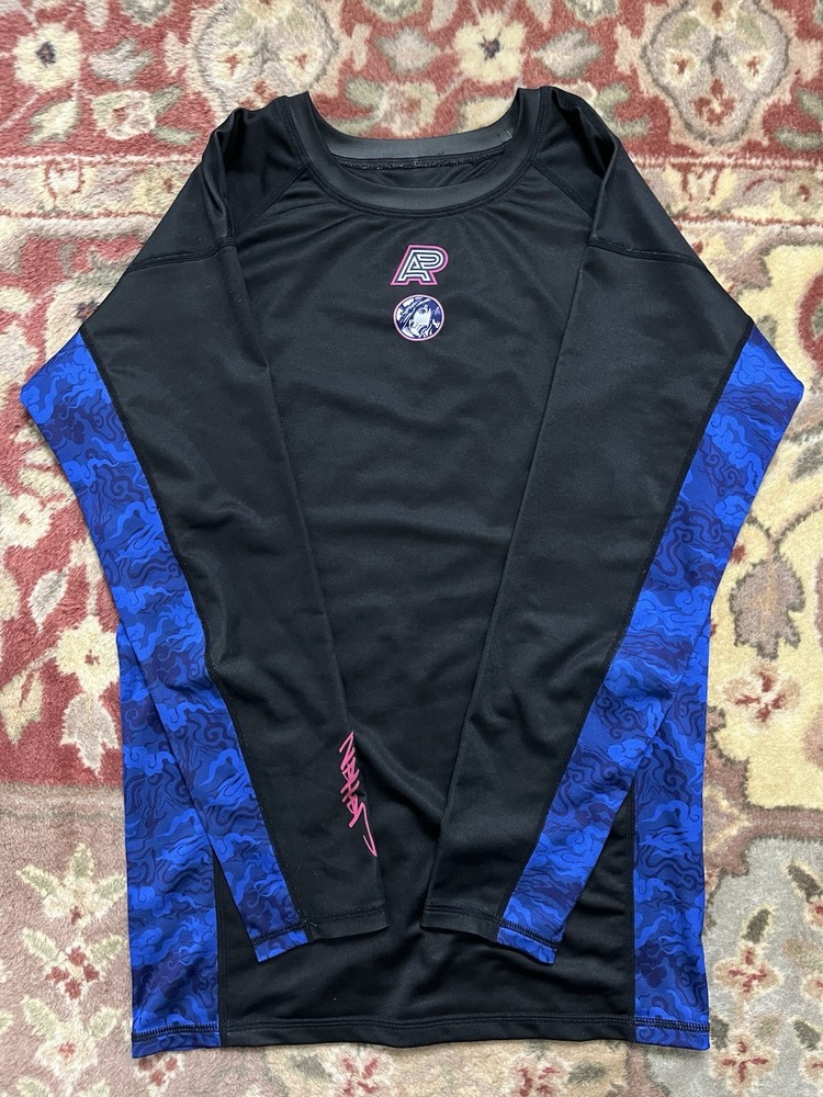 Albino & Preto X Jahan LS Rashguard Large AP Shoyoroll SYR BJJ