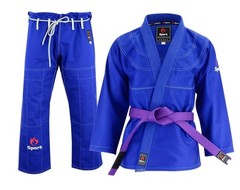 BJJ Gi Brazilian Jiu Jitsu Kids & Juniors Black White Blue Uniform UK