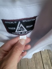 Gracie Barra GI White  – Size 12 – GOOD CONDITION!