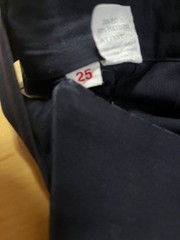 Japanese Kendo Hakama Pants Kimono Navy Blue Size 25 Junior High Student
