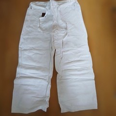 Japanese Judo Gi Uniform Adult Top And Bottom Set With White Belt Shin Guards