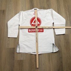 Gracie Jiu-Jitsu Gracie Barra Gi Kimono Mens Medium A1 White BJJ Jacket Top