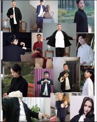 Casual Retro National Style Tang Clothes Tai Chi Uniform Wing Chun Kung fu Suit