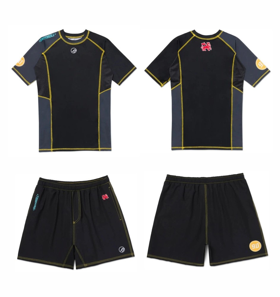 PW Ranked SS Rashgurad & shorts shoyoroll Brand NO Gi set