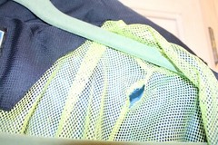AUTHENTIC MOOTO Blue?Green Full Zip Martial Arts Windbreaker Jacket Size 140(0)
