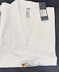 ADIDAS ADI-CHAMP III TAEKWONDO UNIFORM WITH WHITE V-NECK. Size 190