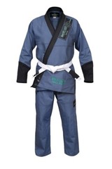 Worios kids Competition Limited Edition JiuJitsu Gi Gray/Black (Elastic Waist)